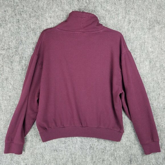 Victorias Secret Pink Sweatshirt Womens Small Baggy Pullover Sweats High Neck - Picture 2 of 10